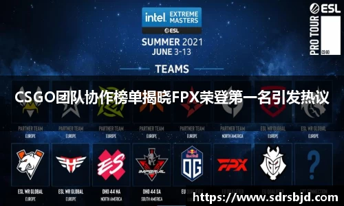 CSGO团队协作榜单揭晓FPX荣登第一名引发热议